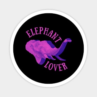 Neon Purple Elephant Lover Shirt Cute Shirt Funny Shirt Animal Shirt Nature Shirt Africa Shirt Inspirational Shirt Sarcastic Shirt Pet Lover Shirt Birthday Gift Magnet